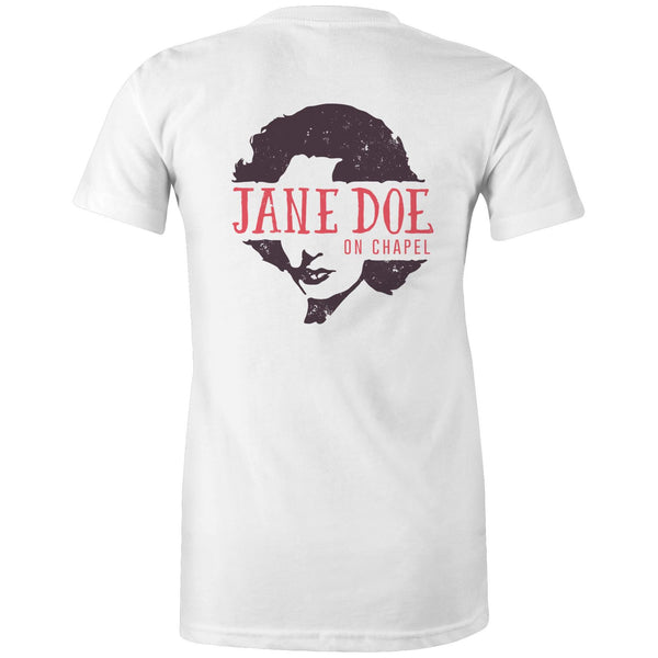 Jane Doe on Chapel Women's Maple Organic Tee
